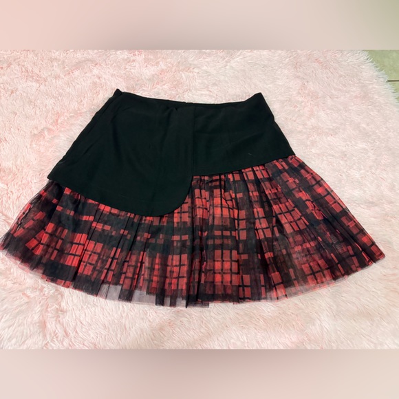 Punk Rave
Hell Girl Series Mesh Stitched Grid Skort - Picture 4 of 6